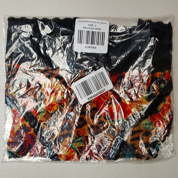 ♥️NWT VINTAGE TORRID PANTY SEAMLESS ANIMAL FLORAL PRINT MICROFIBER - PLUS SIZE - Picture 4 of 9